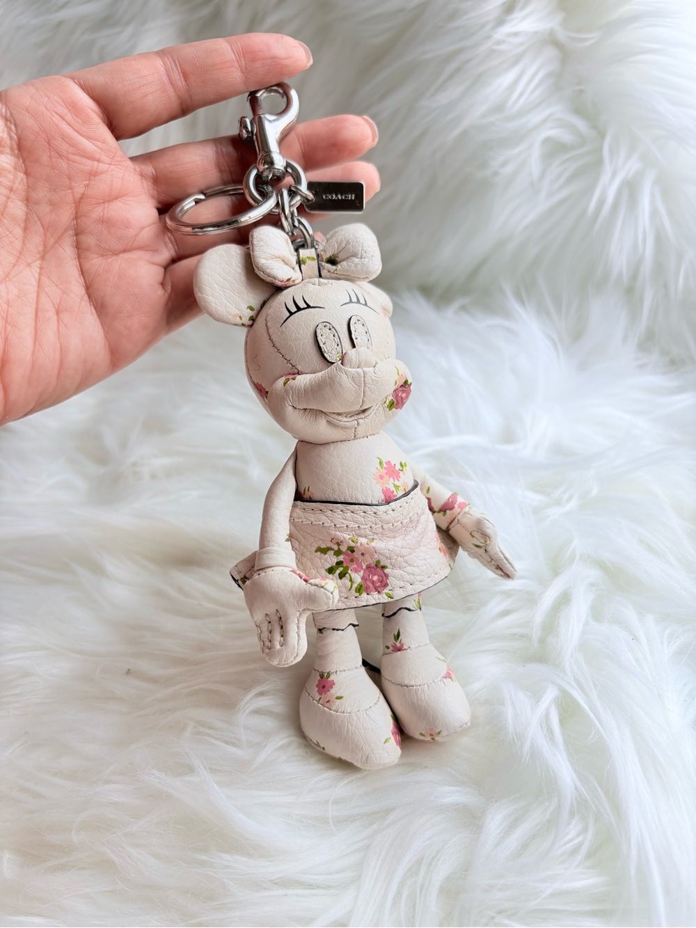 AUTHENTIC Disney x COACH Minnie Mouse Doll Bag Charm